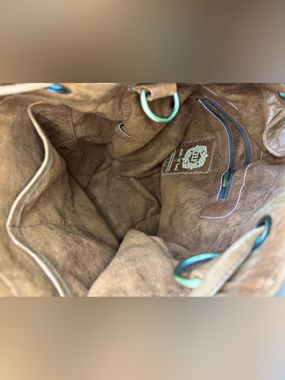 Bali Elf Convertible Leather Backpack - Picture 12 of 14